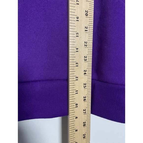 Minnesota Vikings NFL Team Apparel Crewneck Sweatshirt Small Purple & Yellow - Picture 9 of 12